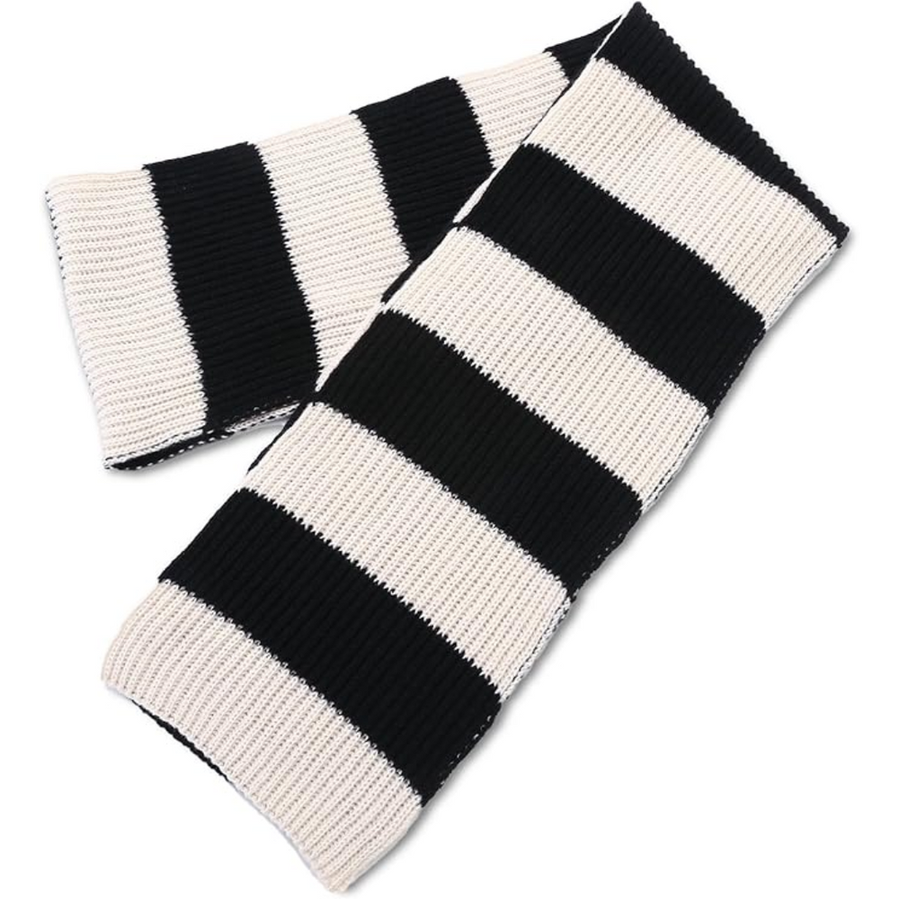 Men's Chunky Knitted Striped Scarf - Chris | Cozy Winter Accessory