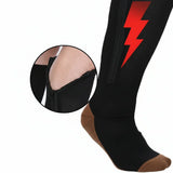 CIRCULARELIEF Compression Socks with Zipper - Ultimate Support & Pain Relief for Swollen Feet & Legs