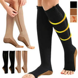 CIRCULARELIEF Compression Socks with Zipper - Ultimate Support & Pain Relief for Swollen Feet & Legs