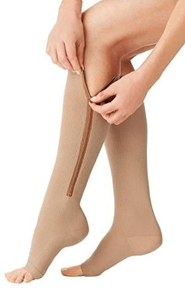 CIRCULARELIEF Compression Socks with Zipper - Ultimate Support & Pain Relief for Swollen Feet & Legs