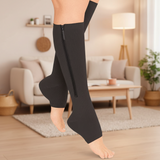 CIRCULARELIEF Compression Socks with Zipper - Ultimate Support & Pain Relief for Swollen Feet & Legs
