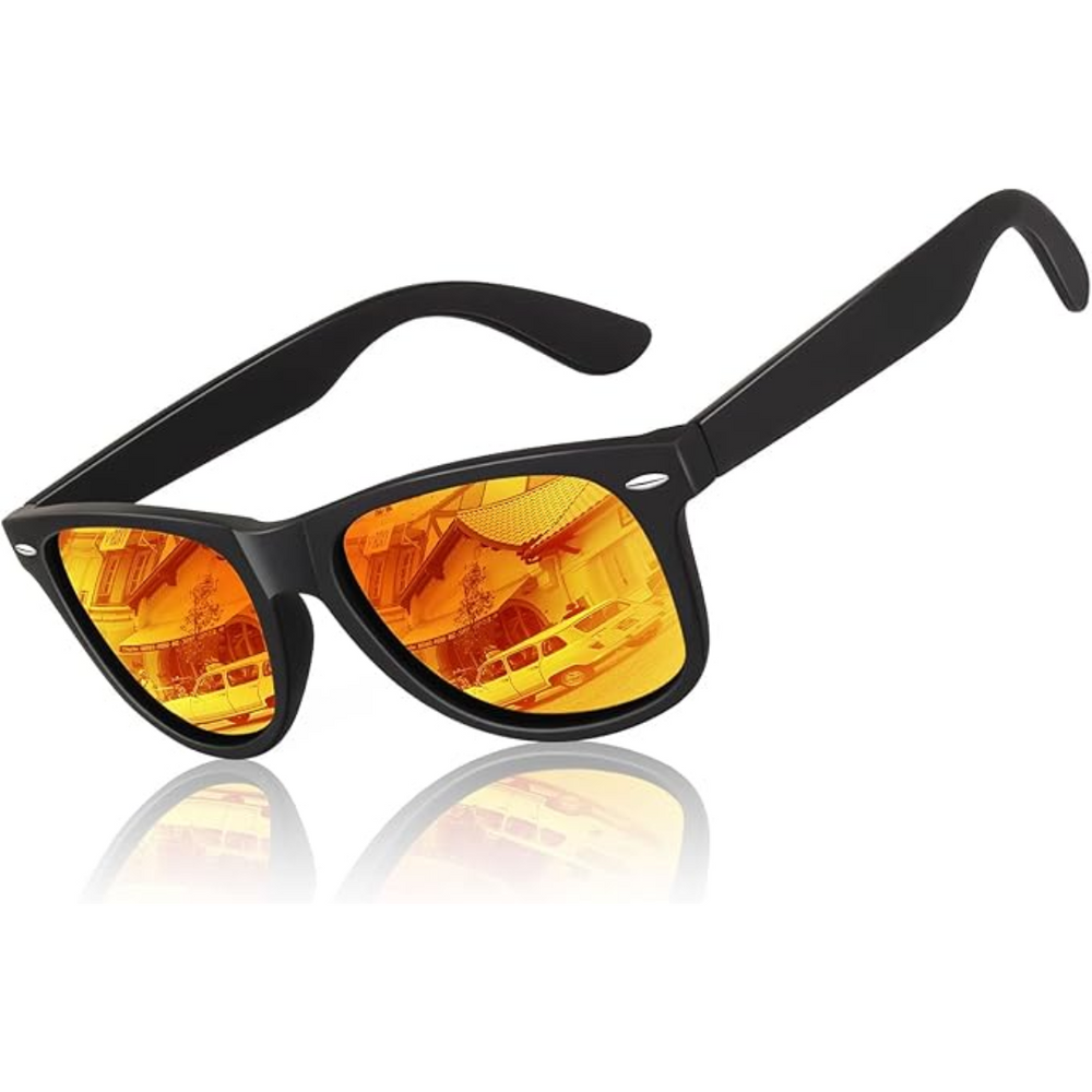 Jamie Classic 80's Retro Polarized Sunglasses - Vintage Style UV Protection Eyewear