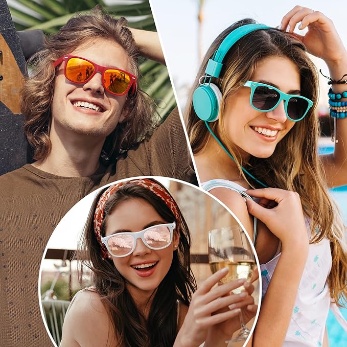 Jamie Classic 80's Retro Polarized Sunglasses - Vintage Style UV Protection Eyewear