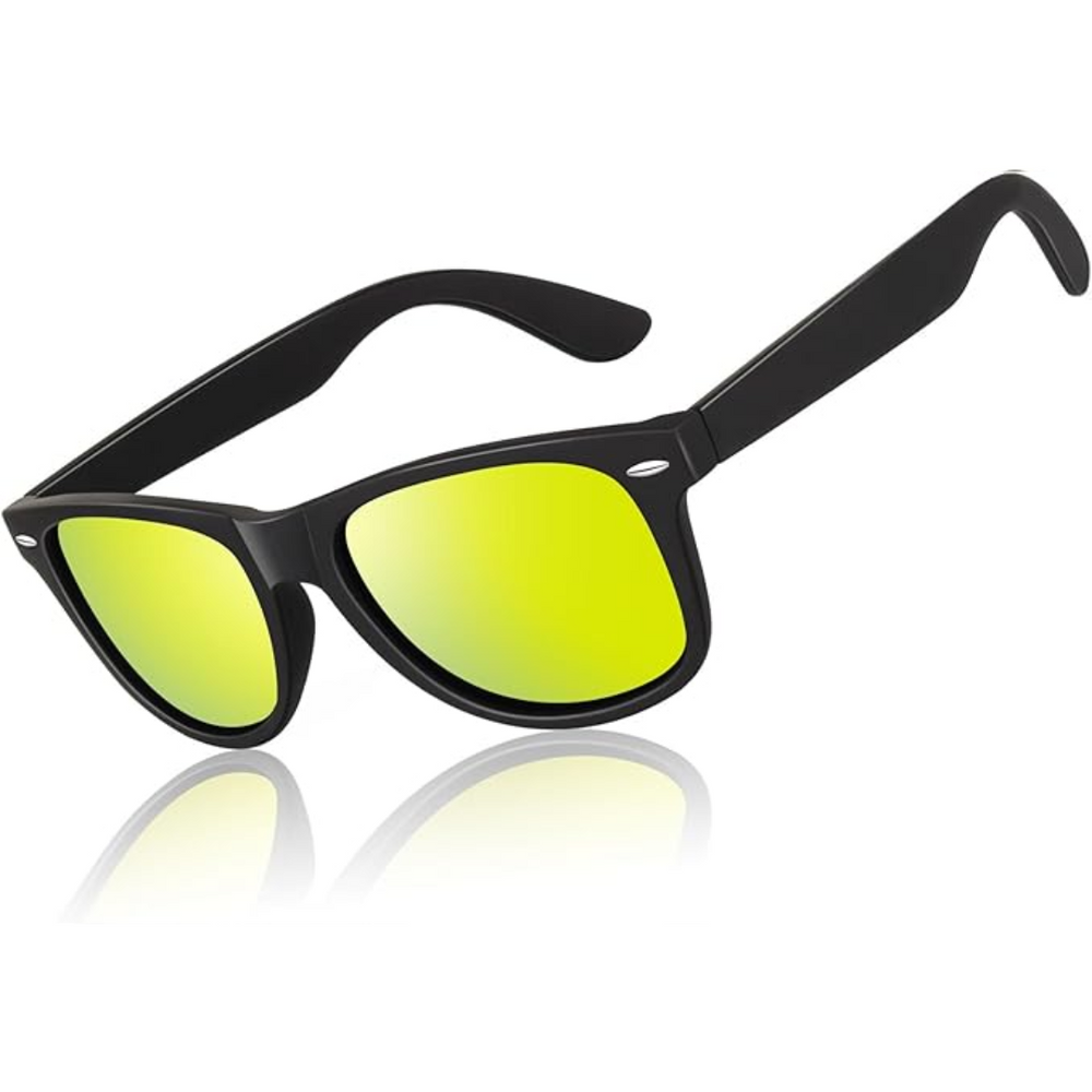 Jamie Classic 80's Retro Polarized Sunglasses - Vintage Style UV Protection Eyewear