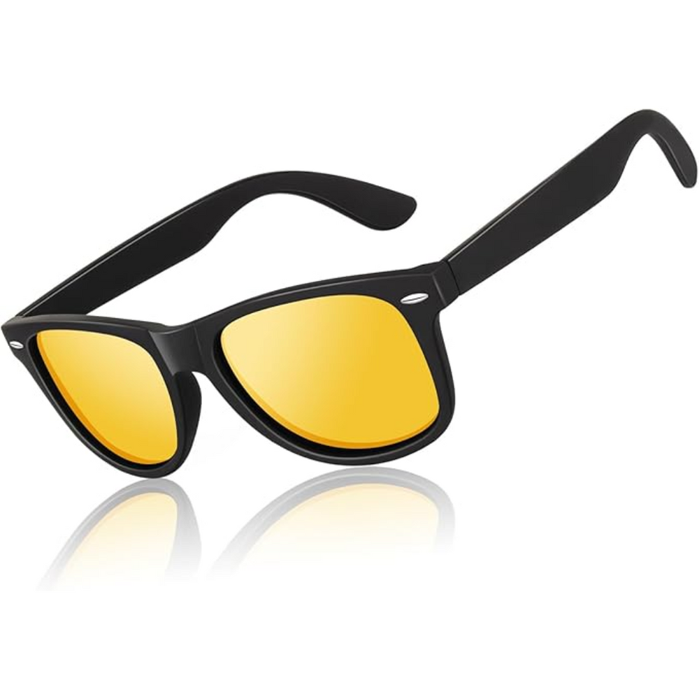 Jamie Classic 80's Retro Polarized Sunglasses - Vintage Style UV Protection Eyewear