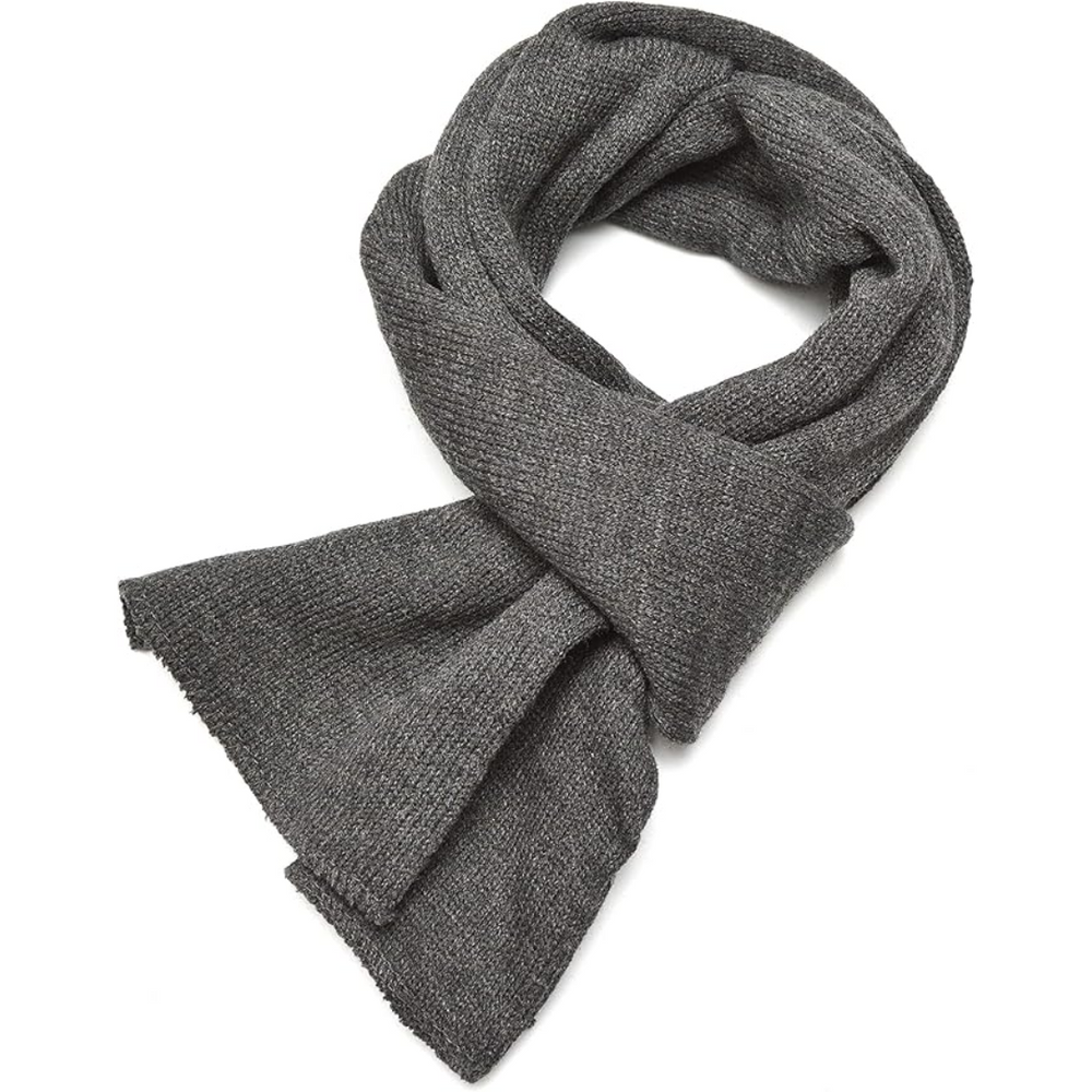 Xander Classic Double Layer Knit Winter Scarf for Men - Warm, Stylish & Versatile Cold Weather Accessory