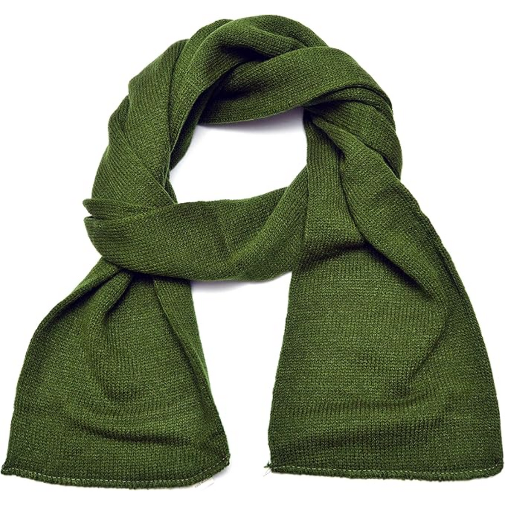 Xander Classic Double Layer Knit Winter Scarf for Men - Warm, Stylish & Versatile Cold Weather Accessory