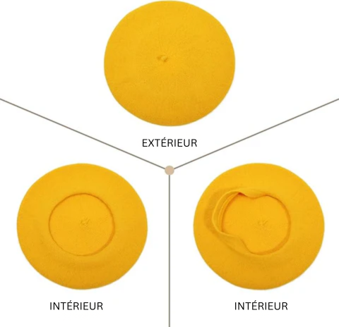 Classic Evelyne French Wool Beret – Timeless Style & Warmth for Every Occasion