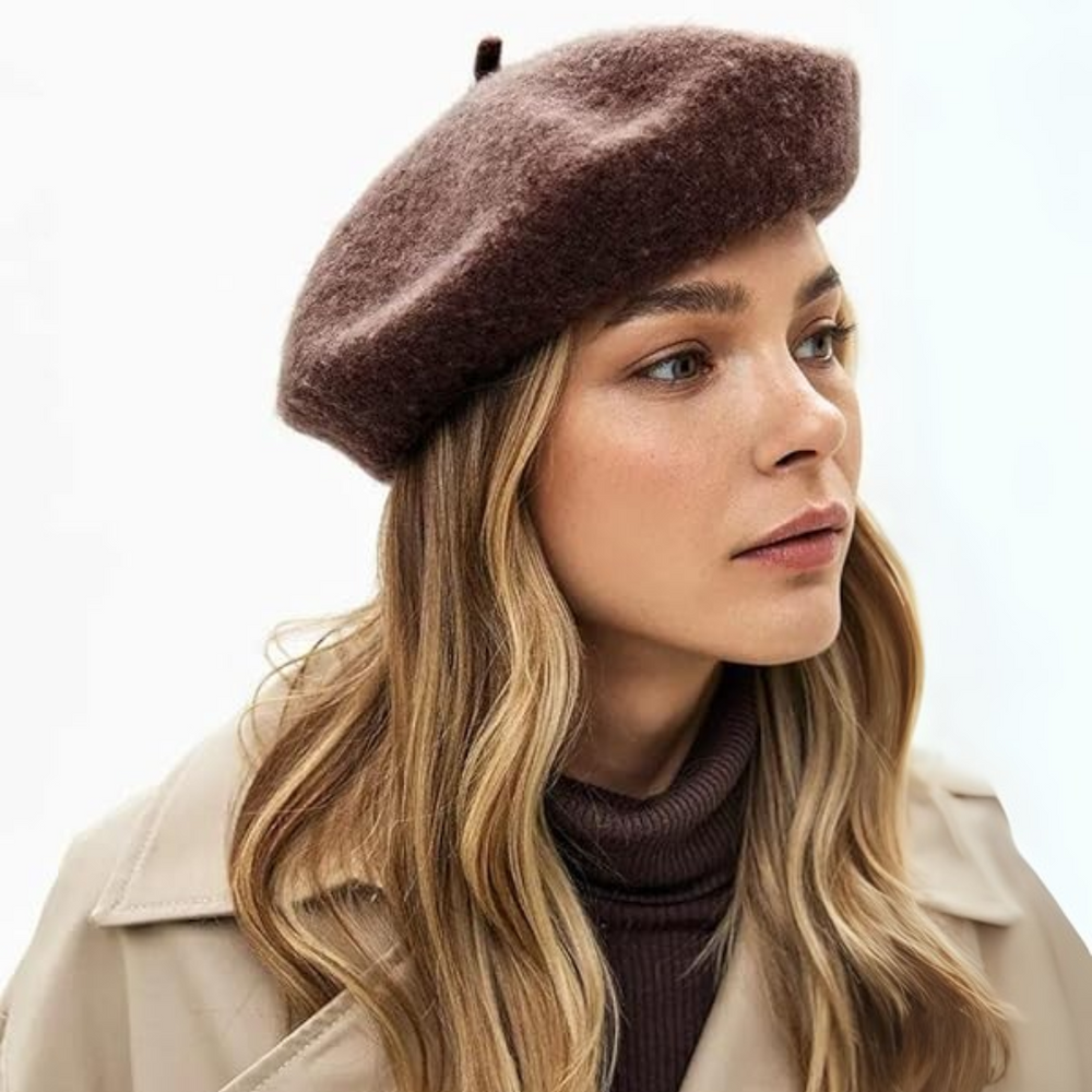 Classic Evelyne French Wool Beret – Timeless Style & Warmth for Every Occasion