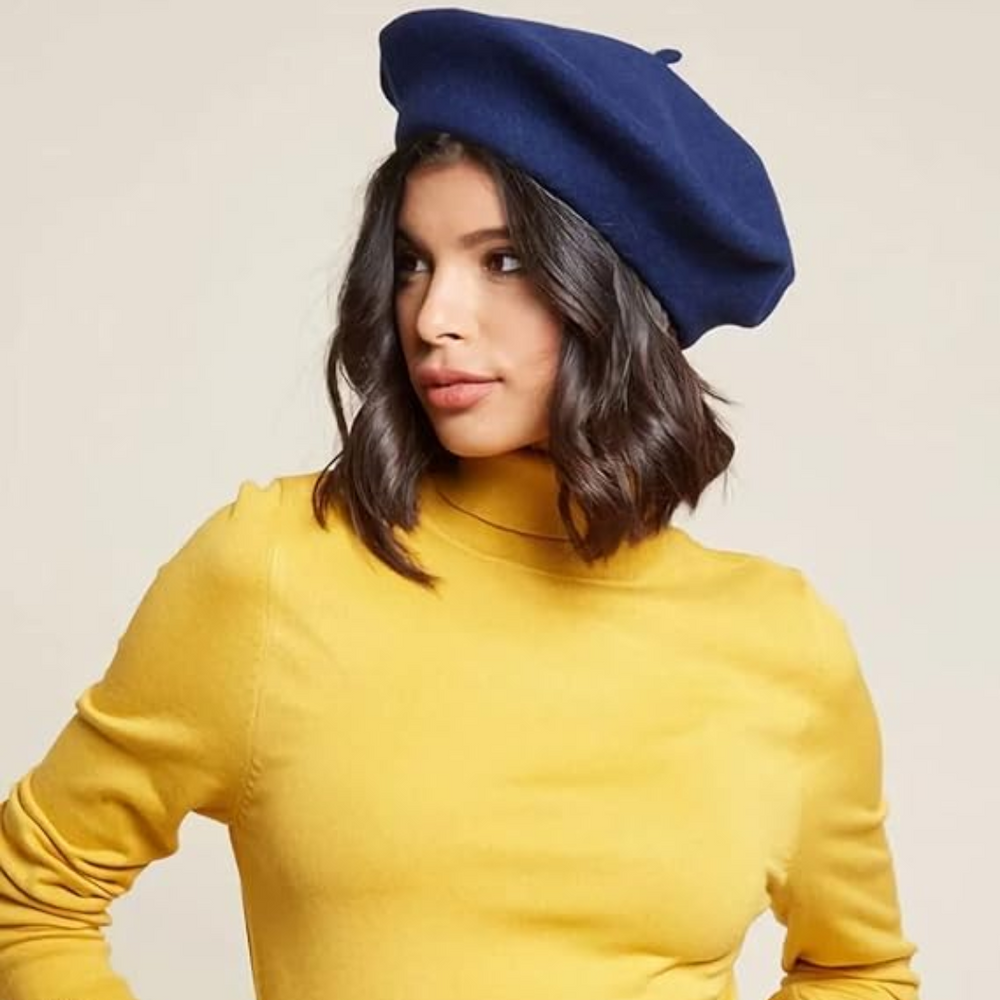 Classic Evelyne French Wool Beret – Timeless Style & Warmth for Every Occasion
