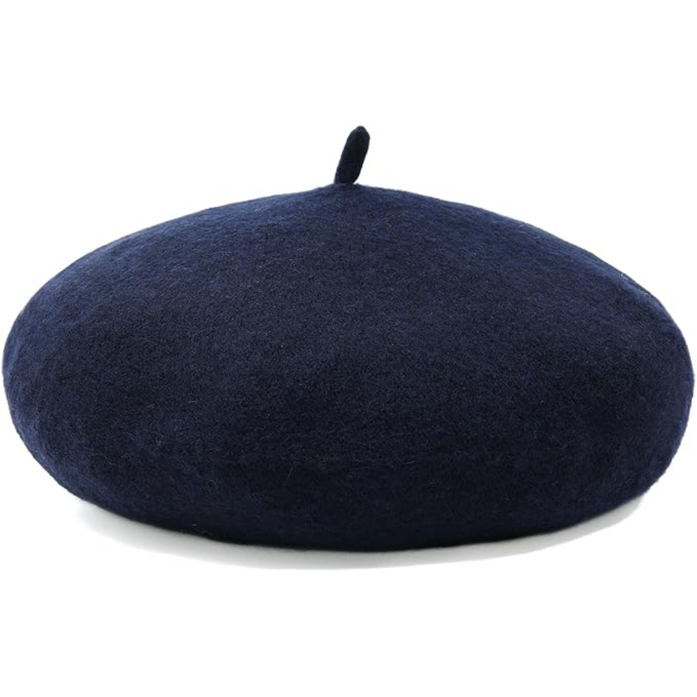 Classic Evelyne French Wool Beret - Timeless Style & Warmth