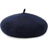 Classic Evelyne French Wool Beret - Timeless Style & Warmth