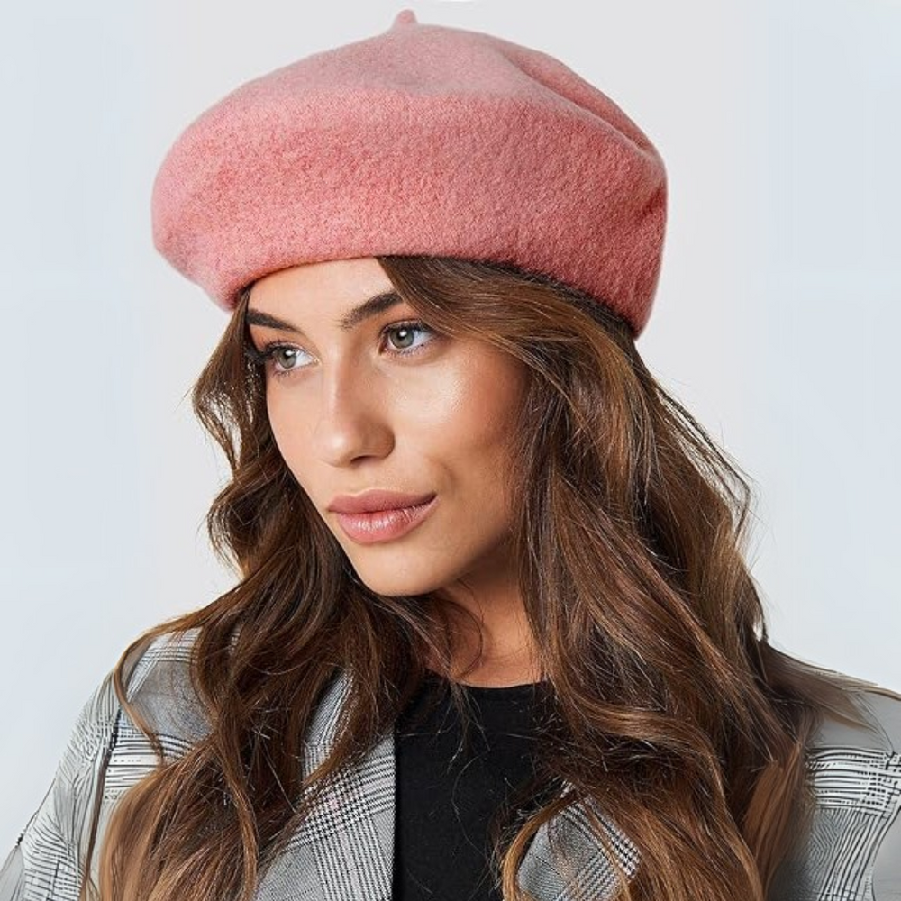 Classic Evelyne French Wool Beret – Timeless Style & Warmth for Every Occasion