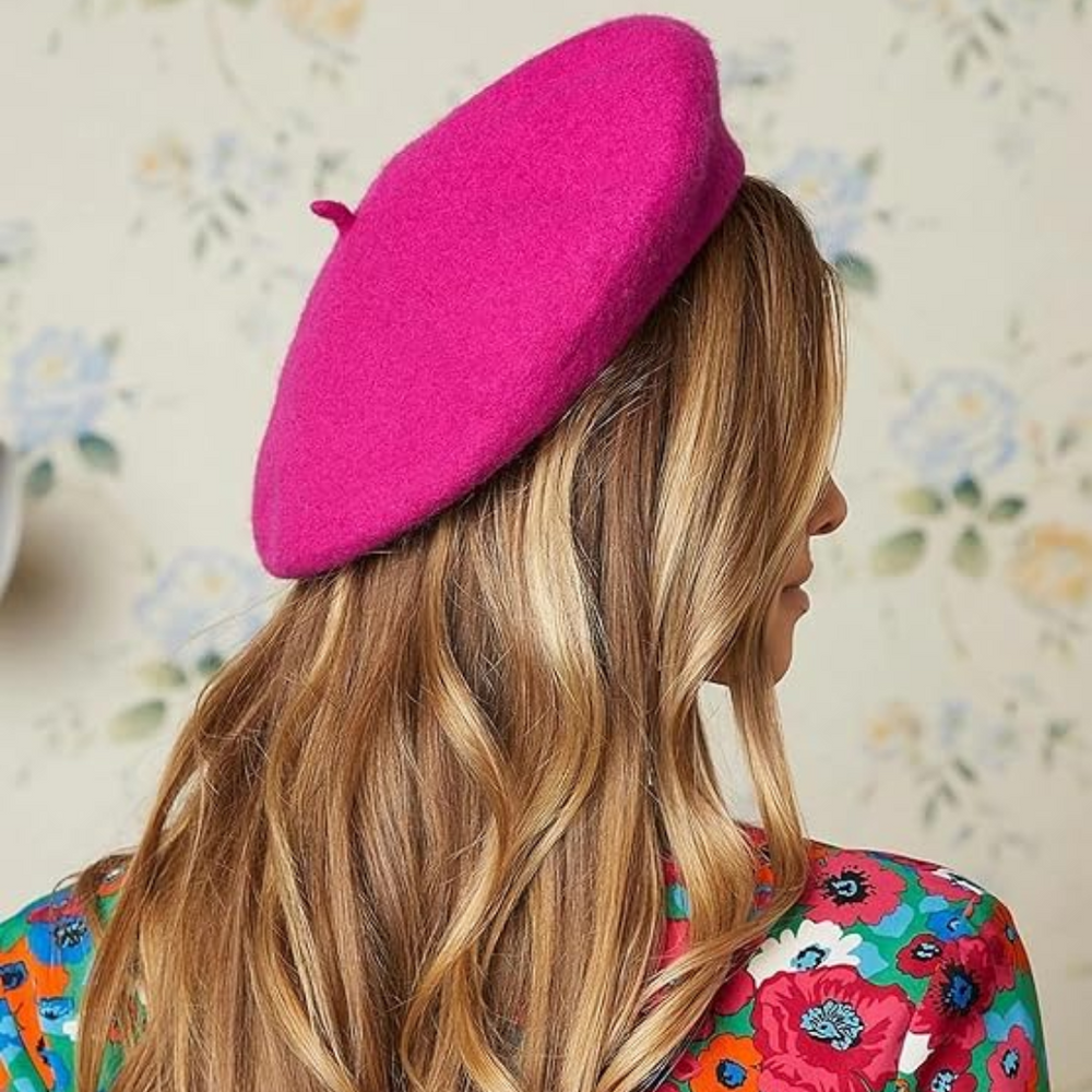 Classic Evelyne French Wool Beret - Timeless Style & Warmth