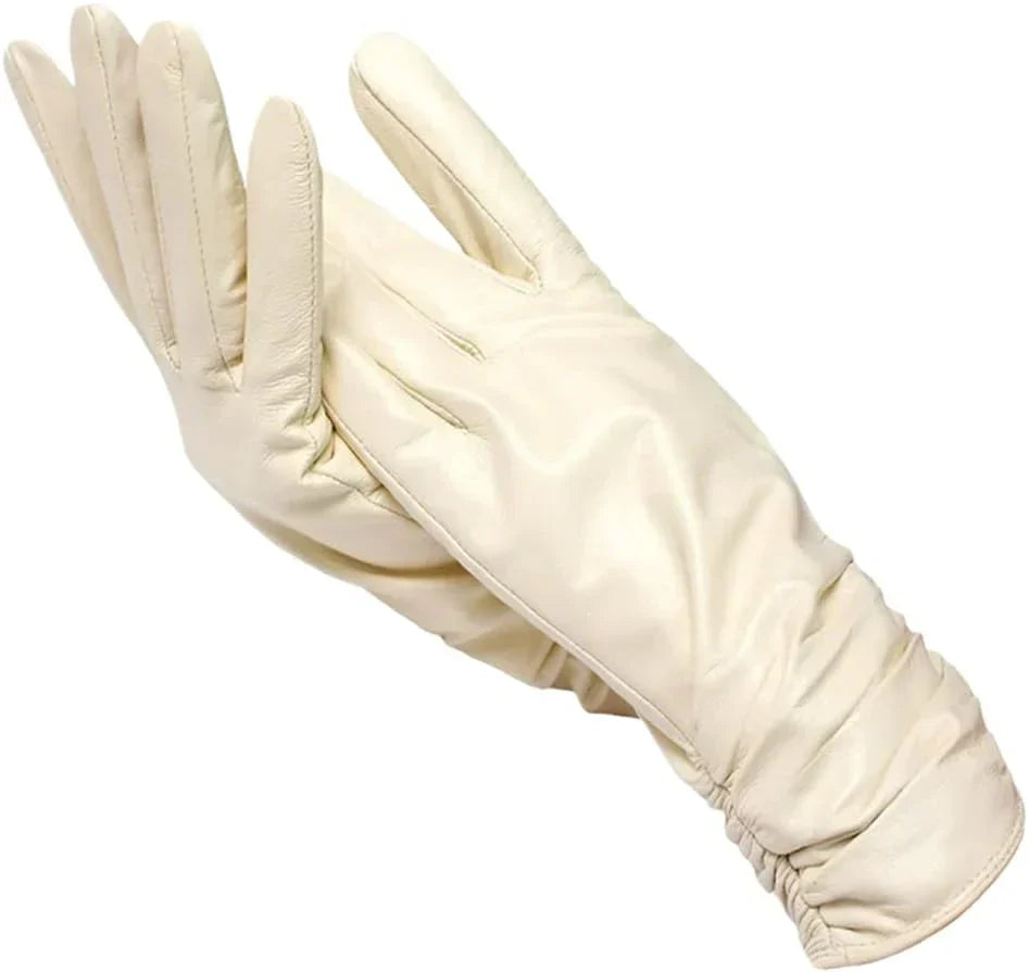LuxLeather Classic Women's Leather Gloves - Elegant & Durable Fashion Accessory