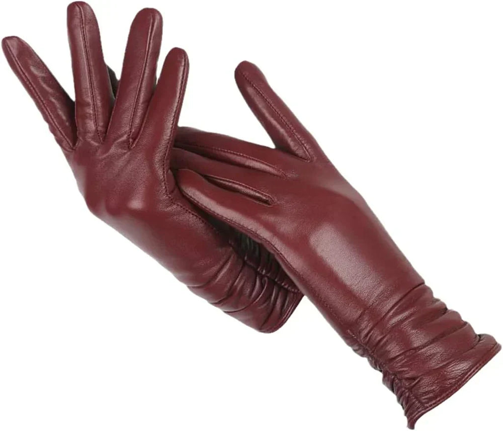 LuxLeather Classic Women's Leather Gloves - Elegant & Durable Fashion Accessory