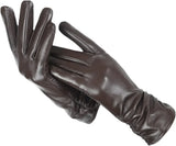 LuxLeather Classic Women's Leather Gloves - Elegant & Durable Fashion Accessory