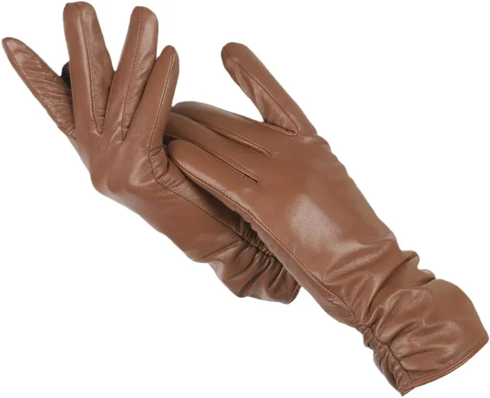 LuxLeather Classic Women's Leather Gloves - Elegant & Durable Fashion Accessory