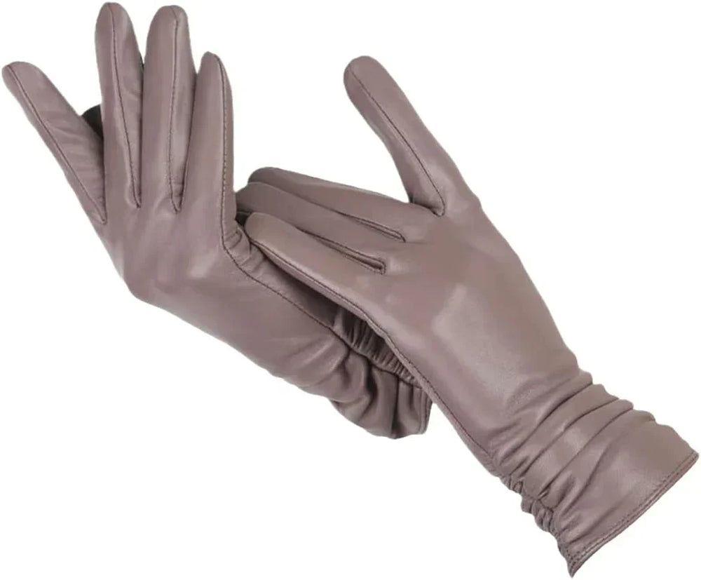 LuxLeather Classic Women's Leather Gloves - Elegant & Durable Fashion Accessory