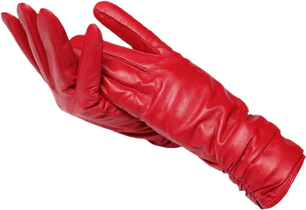 LuxLeather Classic Women's Leather Gloves - Elegant & Durable Fashion Accessory