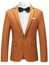 Classic Plain Men's Blazer - Floris