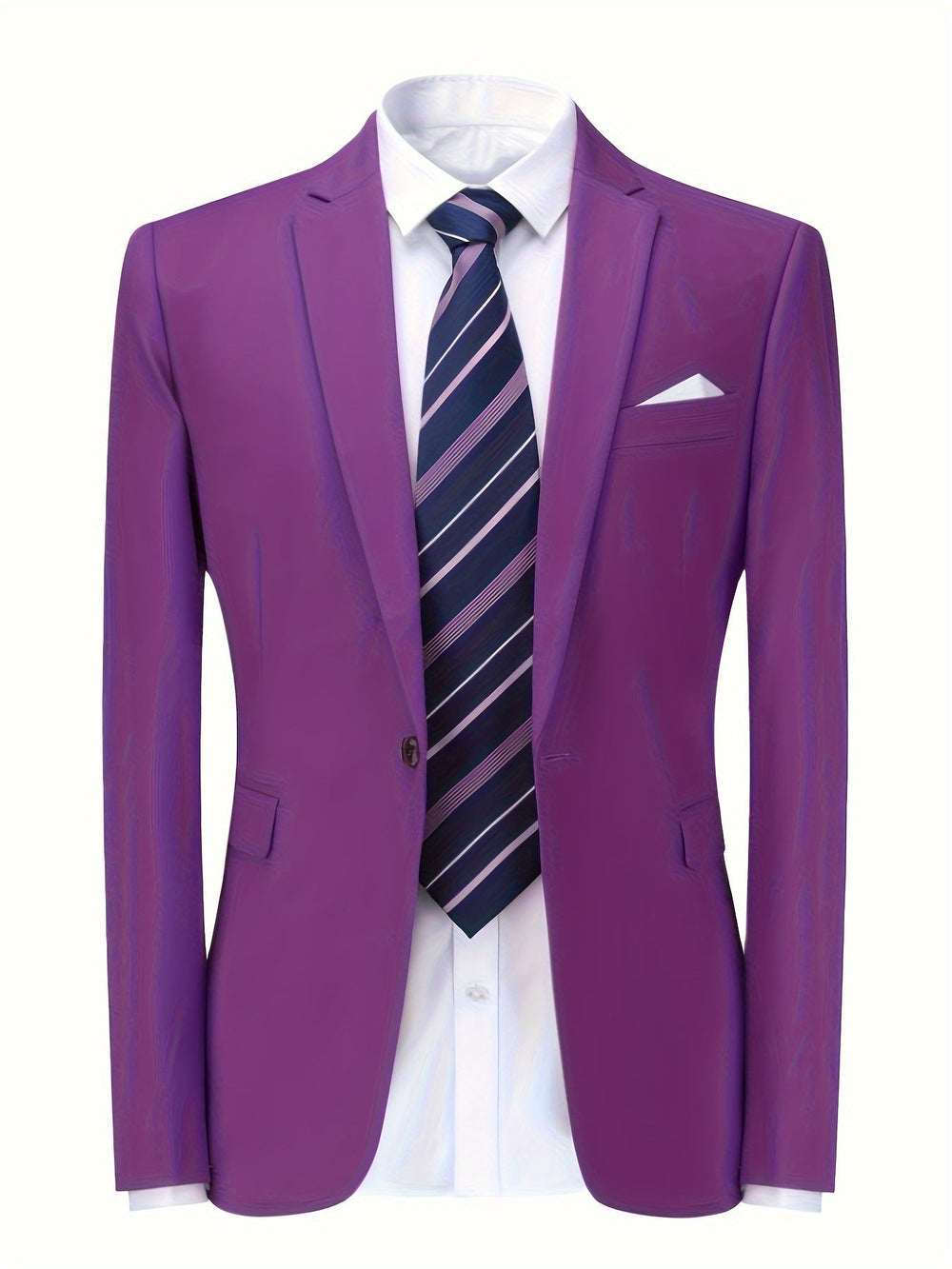 Classic Plain Men's Blazer - Floris