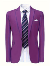 Classic Plain Men's Blazer - Floris