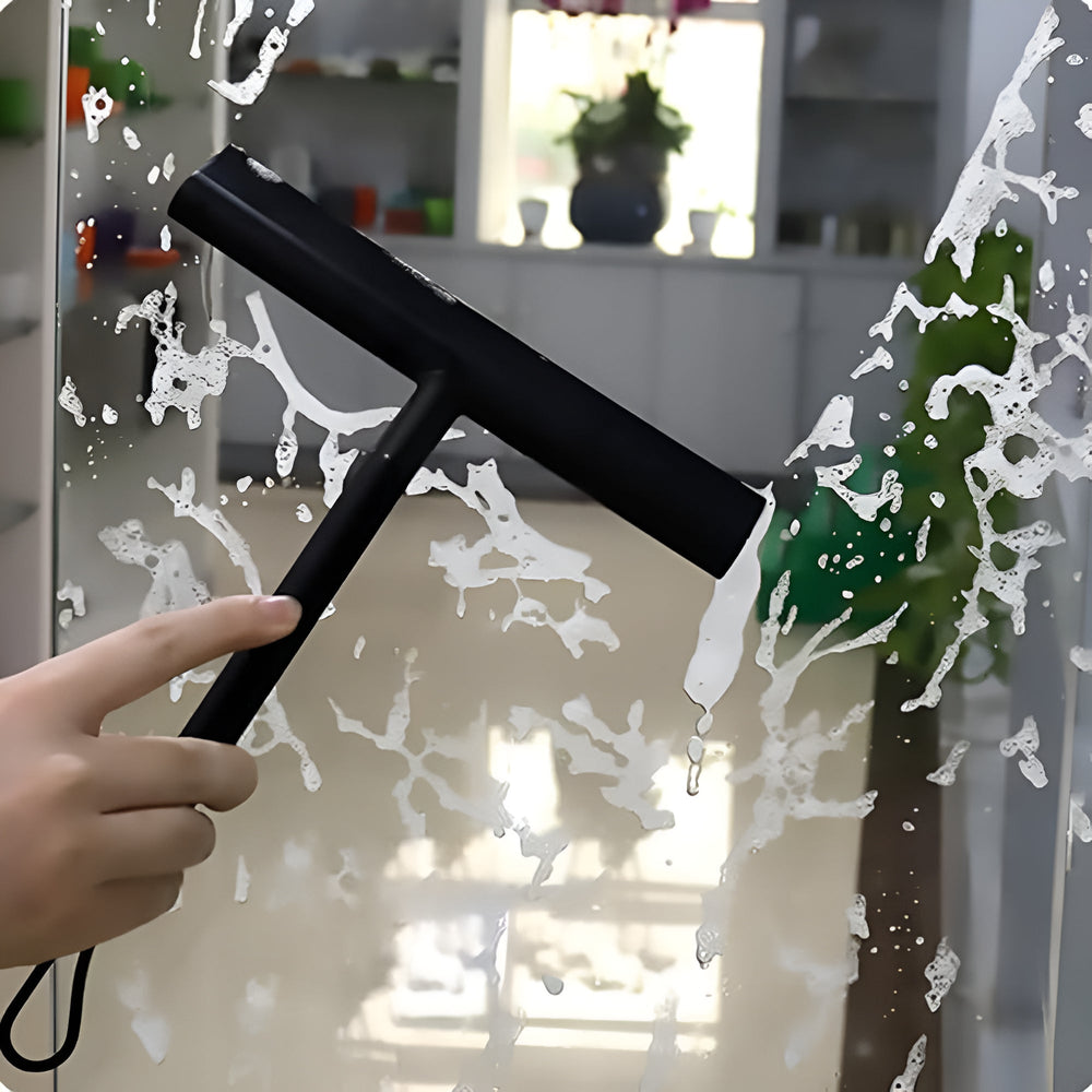 Enhanced Product Title: **Premium Classic Silicone Shower Squeegee - Streak-Free Glass Cleaner for Bathrooms & Shower Doors**
