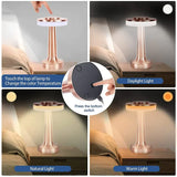 Stylish Wireless Portable LED Table Lamp - LumiCrest | Modern Design & Adjustable Brightness