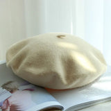 Classic Marlene Wool Beret - Timeless French Style Hat for Women