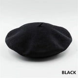 Classic Marlene Wool Beret - Timeless French Style Hat for Women