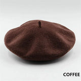 Classic Marlene Wool Beret - Timeless French Style Hat for Women