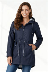 Women's hooded coat, view 1