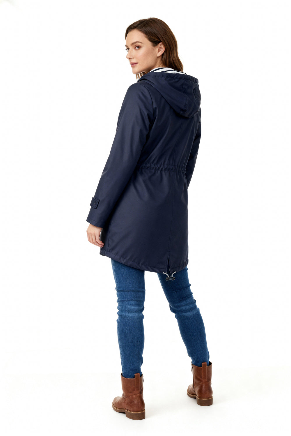 Women's hooded coat, view 3