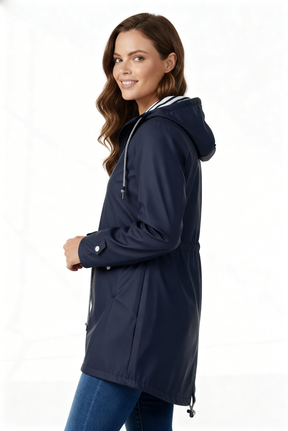 Women's hooded coat, view 5