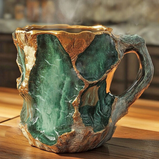 Geode Coffee Mug – Novelty Design, Tea Cup Drinkware & 300ml Capacity