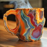 Coffee Mug Geode Style Novelty Tea Cup Drinkware