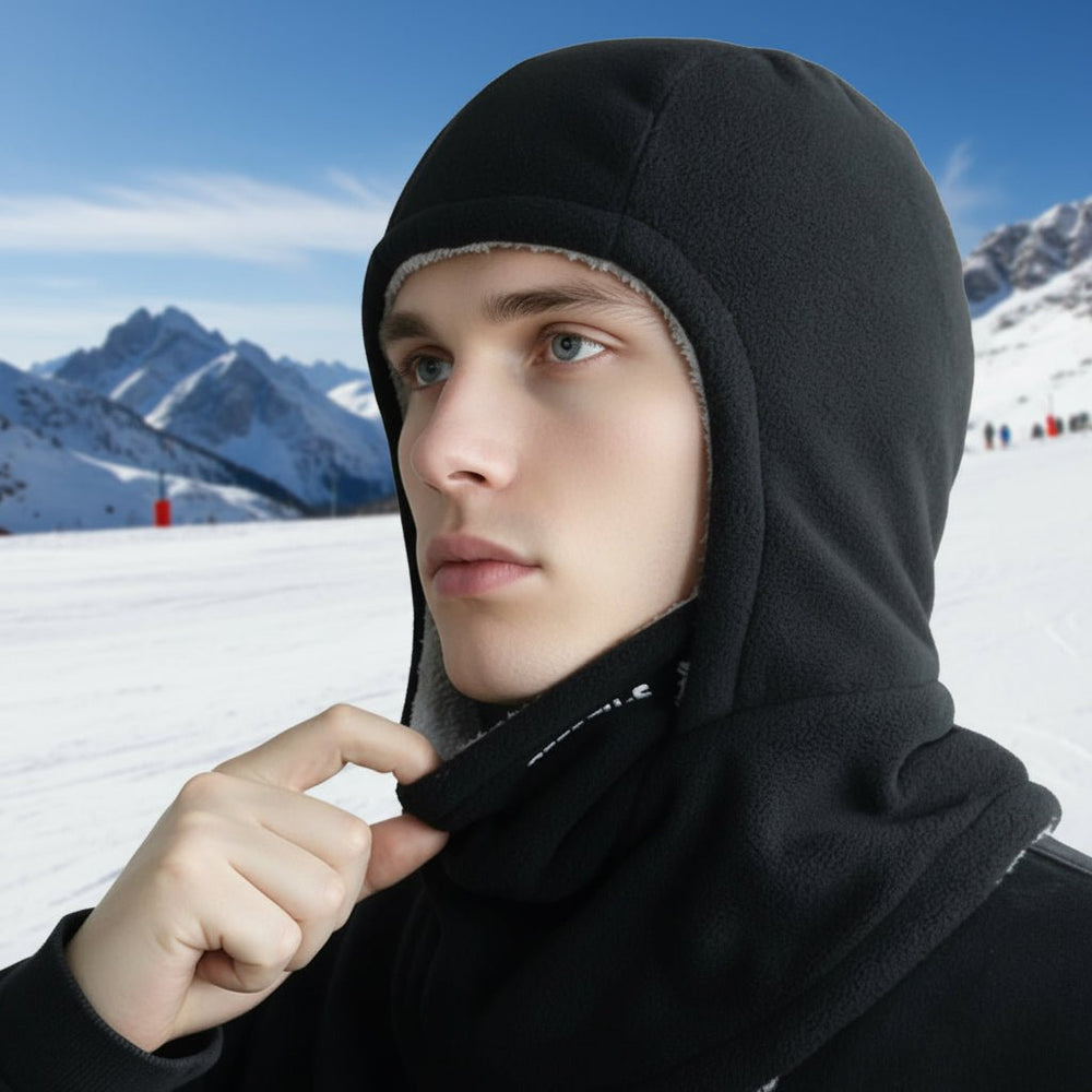 COLD HOOD Thermal Fleece Balaclava for Ultimate Warmth in Cycling & Outdoor Sports - Perfect for Icy Weather Protection