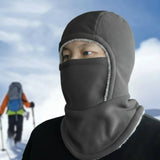 COLD HOOD Thermal Fleece Balaclava for Ultimate Warmth in Cycling & Outdoor Sports - Perfect for Icy Weather Protection