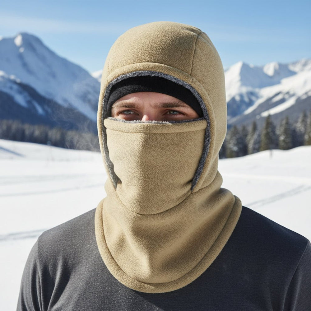 COLD HOOD Thermal Fleece Balaclava for Ultimate Warmth in Cycling & Outdoor Sports - Perfect for Icy Weather Protection