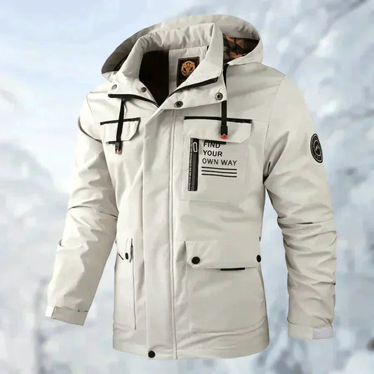 Mario - Komfortable Wind- und Wasserdichte Outdoor-Jacke für Herren | Atmungsaktiv & Leicht | Ideal für Wandern, Reisen und Freizeit