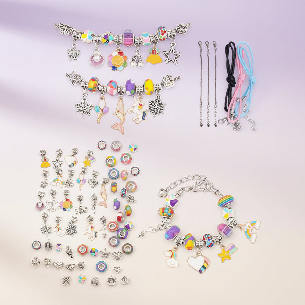 Mothers Day Bracelet Maker Set DIY Jewelry Kit Kids Gift