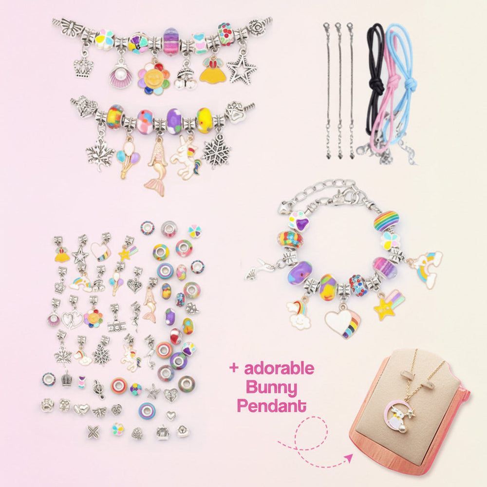 Mothers Day Bracelet Maker Set DIY Jewelry Kit Kids Gift