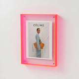 Double-Layer Acrylic Picture Frame – Wall & Table Mount, 10 Colors & 5 Sizes