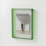 Floating Acrylic Picture Frame – Clear Glass, Tool-Free Photo Swap & 5 Sizes