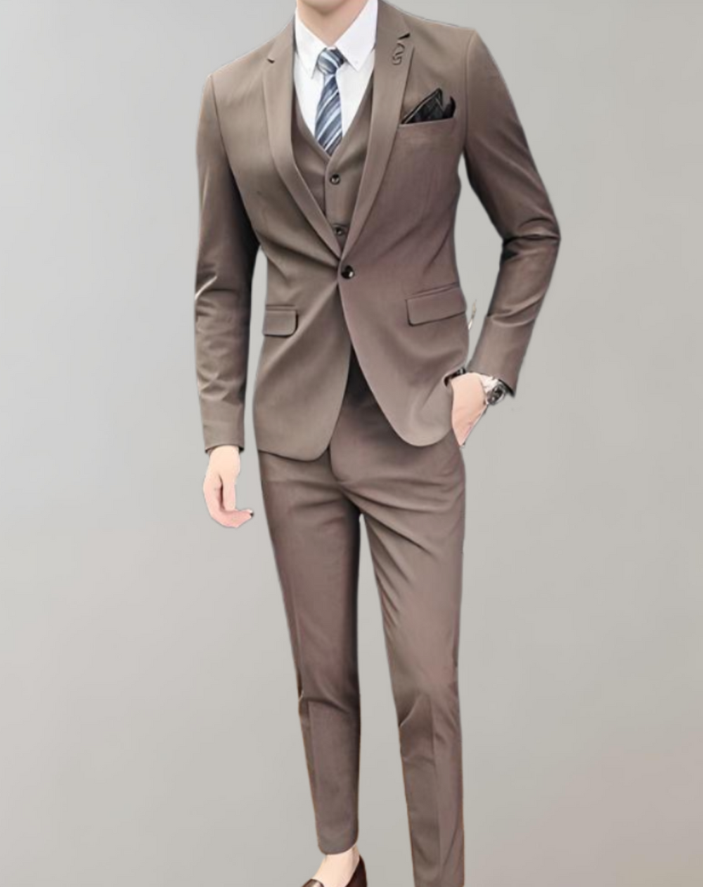 Comfortable 3-Piece Men's Suit - Felix
