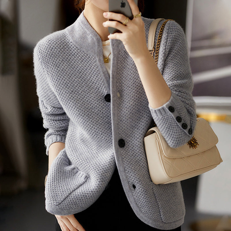 Comfortable Cashmere Ladies Cardigan - Isabella