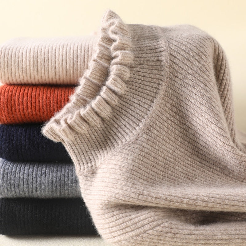 Comfortable Cashmere Women's Turtleneck - Aurélie