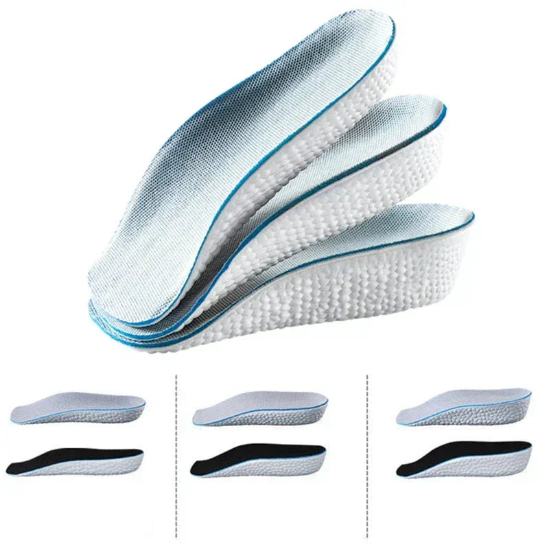 Height Increasing Insoles | Shock Absorbing Comfort for Pain Relief & Improved Posture | Elevate Your Height & Well-Being