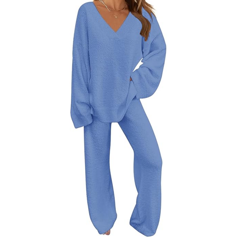 Rianne Cozy Fleece Lounge Set for Ultimate Comfort - Soft & Stylish Loungewear
